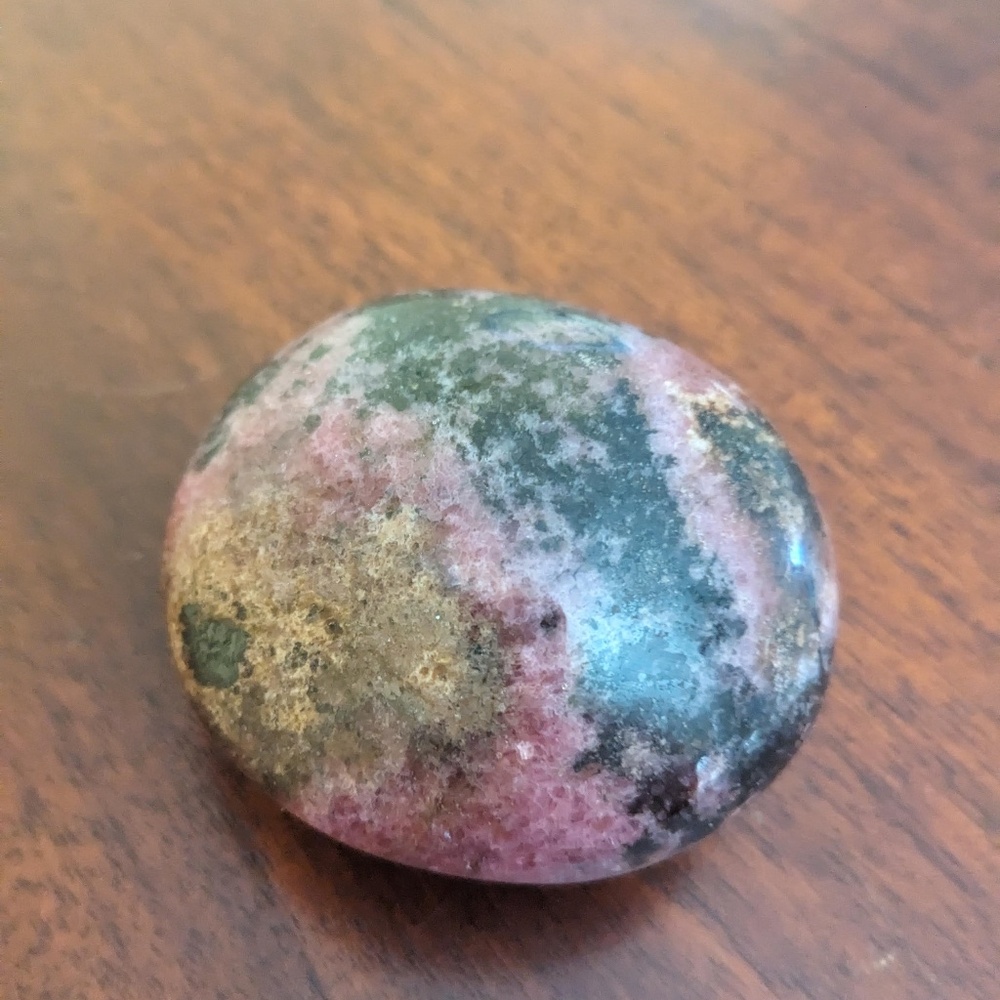 Rhodonite Palm Stone Crystal